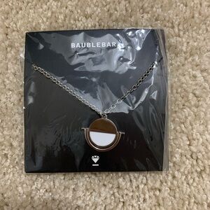 Baublebar white and silver necklace